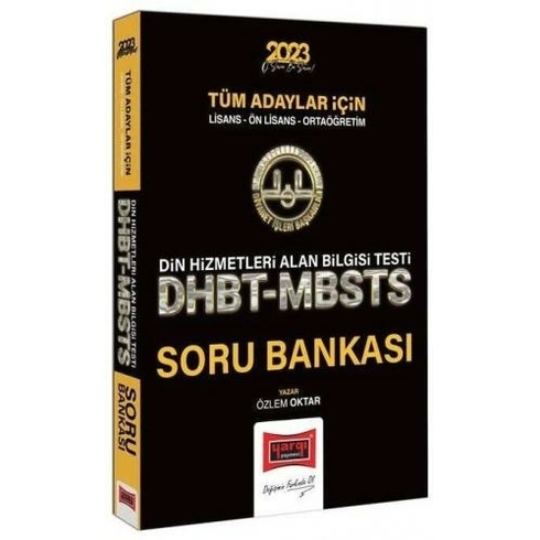 Yargı Yayınları 2023 Diyanet Işleri Başkanlığı Tüm Adaylar Için Din Hizmetleri Alan Bilgisi Testi Dhbt-Mbsts Tamamı Çözümlü Soru Bankası