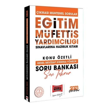 Yargı Yayınları 2023 Eğitim Müfettiş Yardımcılığı Sınavına Hazırlık Çıkması Muhtemel Sorular Genel Mevzuat Kısmına Yönelik Son Tekrar Konu Özetli Açıklamalı Soru Bankası Komisyon