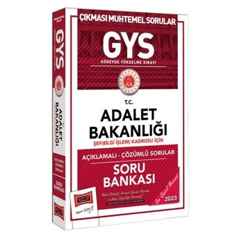 Yargı Yayınları 2023 Gys Adalet Bakanlığı Gys Şef (Bilgi Işlem) Kadrosu Için Açıklamalı Soru Bankası Komisyon