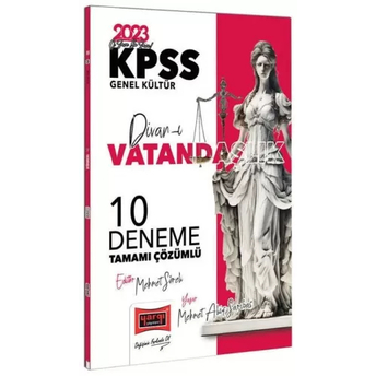 Yargı Yayınları 2023 Kpss Divan-I Vatandaşlık Tamamı Çözümlü 10 Deneme Mehmet Akif Sarıbaş