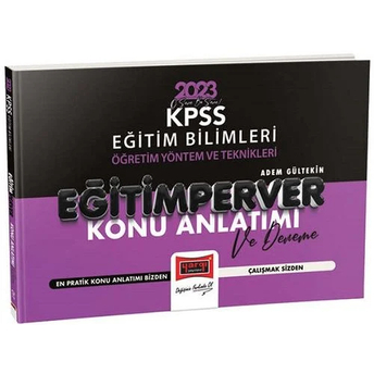 Yargı Yayınları 2023 Kpss Eğitim Bilimleri Eğitimperver Öğretim Yöntem Ve Teknikleri Pratik Konu Anlatımı Ve Deneme Adem Gültekin