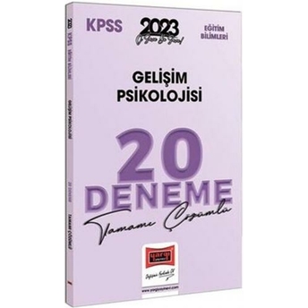 Yargı Yayınları 2023 Kpss Eğitim Bilimleri Gelişim Psikolojisi Tamamı Çözümlü 20 Deneme Komisyon