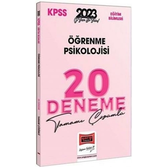 Yargı Yayınları 2023 Kpss Eğitim Bilimleri Öğrenme Psikolojisi Tamamı Çözümlü 20 Deneme Komisyon