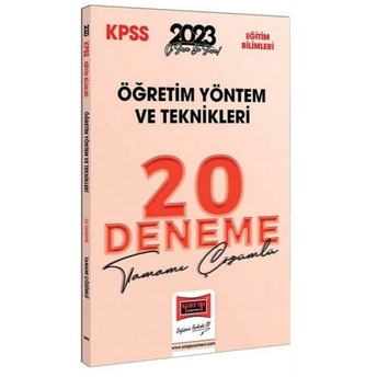 Yargı Yayınları 2023 Kpss Eğitim Bilimleri Öğretim Yöntem Ve Teknikleri (Öyt) Tamamı Çözümlü 20 Deneme Komisyon