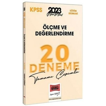 Yargı Yayınları 2023 Kpss Eğitim Bilimleri Ölçme Ve Değerlendirme Tamamı Çözümlü 20 Deneme Komisyon