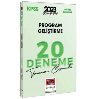 Yargı Yayınları 2023 Kpss Eğitim Bilimleri Program Geliştirme Tamamı Çözümlü 20 Deneme Komisyon