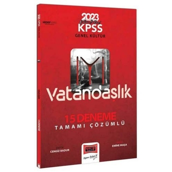 Yargı Yayınları 2023 Kpss Genel Kültür Hedef Iyı Serisi Vatandaşlık Tamamı Çözümlü 15 Deneme Emine Maşa