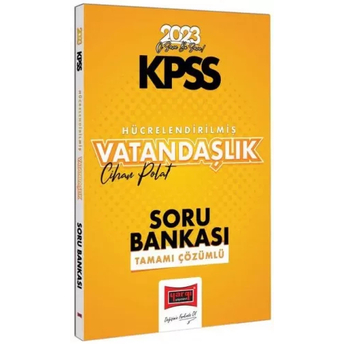 Yargı Yayınları 2023 Kpss Genel Kültür Hücrelendirilmiş Vatandaşlık Tamamı Çözümlü Soru Bankası Cihan Polat