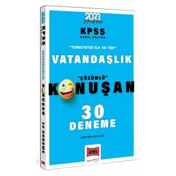 Yargı Yayınları 2023 Kpss Genel Kültür Konuşan Vatandaşlık 30 Deneme Rüstem Kızıldağ