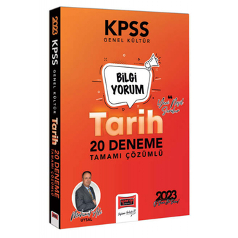 Yargı Yayınları 2023 Kpss Genel Kültür Tarih Bilgi Yorum Tamamı Çözümlü 20 Deneme Mehmet Ali Uysal