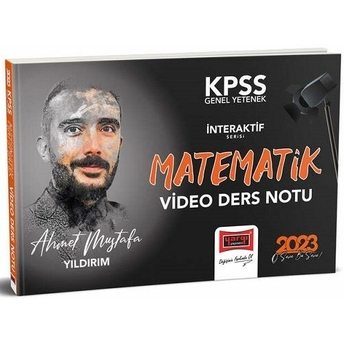 Yargı Yayınları 2023 Kpss Genel Yetenek Interaktif Serisi Matematik Video Ders Notları Ahmet Mustafa Yıldırım