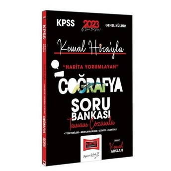 Yargı Yayınları 2023 Kpss Kemal Hoca'Yla Harita Yorumlayan Coğrafya Tamamı Çözümlü Soru Bankası Kemal Arslan