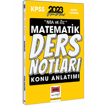 Yargı Yayınları 2023 Kpss Kısa Ve Öz Matematik Konu Anlatımlı Ders Notları