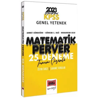 Yargı Yayınları 2023 Kpss Matematikperver Tamamı Çözümlü 25 Deneme Komisyon