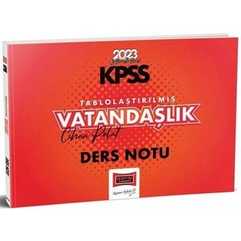 Yargı Yayınları 2023 Kpss Tablolaştırılmış Vatandaşlık Ders Notu Cihan Polat