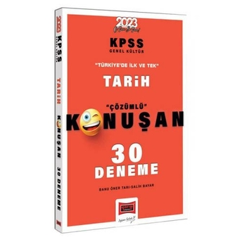 Yargı Yayınları 2023 Kpss Tarih Tamamı Çözümlü Konuşan 30 Deneme Banu Önertarı