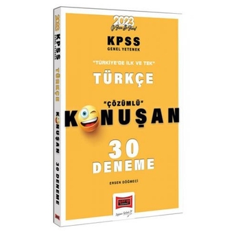 Yargı Yayınları 2023 Kpss Türkçe Tamamı Çözümlü Konuşan 30 Deneme Ersen Döğmeci