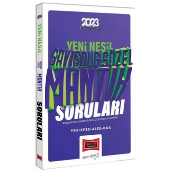 Yargı Yayınları 2023 Kpss Yks Ales Dgs Yeni Nesil Tamamı Çözümlü Sayısal Ve Sözel Mantık Soruları Komisyon