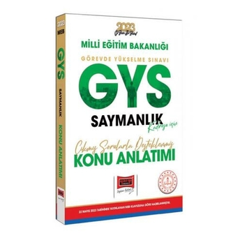 Yargı Yayınları 2023 Meb Gys Saymanlık Kadrosu Için Çıkmış Sorularla Desteklenmiş Konu Anlatımı Komisyon