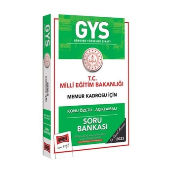 Yargı Yayınları 2023 Meb Memur Kadrosu Için Konu Özetli Açıklamalı Soru Bankası Komisyon