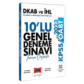 Yargı Yayınları 2023 Öabt Din Kültürü Ve Ahlak Bilgisi Imam Hatip Lisesi (Dkab Ve Ihl) Öğretmenliği Tamamı Çözümlü 10 Deneme Komisyon