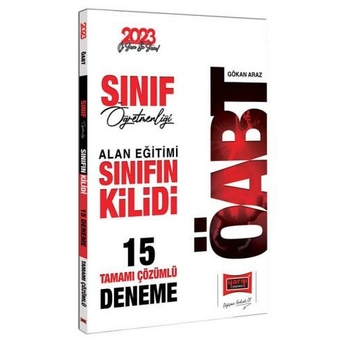 Yargı Yayınları 2023 Öabt Sınıf Öğretmenliği Alan Eğitimi Sınıfın Kilidi Tamamı Çözümlü 15 Deneme Gökan Araz