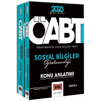 Yargı Yayınları 2023 Öabt Sosyal Bilgiler Öğretmenliği Konu Anlatımı 2 Cilt Komisyon