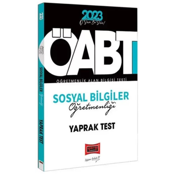 Yargı Yayınları 2023 Öabt Sosyal Bilgiler Öğretmenliği Yaprak Test Komisyon