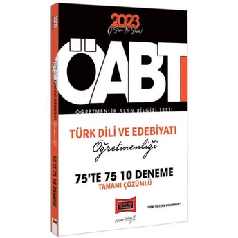 Yargı Yayınları 2023 Öabt Türk Dili Ve Edebiyatı Öğretmenliği Tamamı Çözümlü 10 Deneme Komisyon