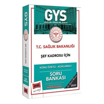 Yargı Yayınları 2023 Sağlık Bakanlığı Şef Kadrosu Için Konu Özetli Açıklamalı Soru Bankası Komisyon