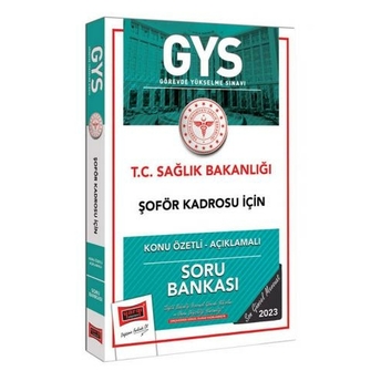 Yargı Yayınları 2023 Sağlık Bakanlığı Şöför Kadrosu Için Konu Özetli Açıklamalı Soru Bankası Komisyon