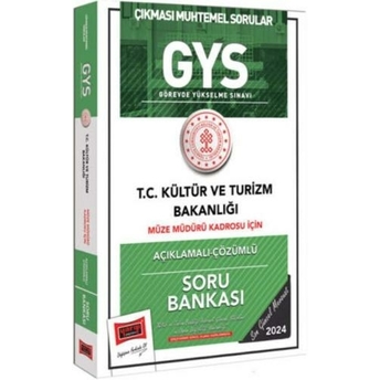 Yargı Yayınları 2024 Gys Kültür Ve Turizm Bakanlığı Müze Müdürü Kadrosu Için Açıklamalı Çözümlü Soru Bankası Komisyon