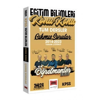Yargı Yayınları 2024 Kpss Eğitim Bilimleri Öğretmenler Ekibi Tüm Dersler Tamamı Çözümlü Son 10 Yıl Konu Konu Çıkmış Sorular (2014-2023) Komisyon