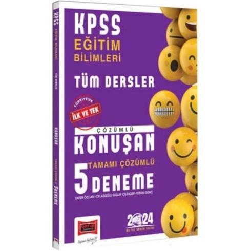 Yargı Yayınları 2024 Kpss Eğitim Bilimleri Tüm Dersler Tamamı Çözümlü Konuşan 5 Deneme Zafer Özcan Oflazoğlu