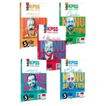 Yargı Yayınları 2024 Kpss Gk-Gy 5Yüz Konu Anlatımlı Full Set (5 Kitap) Önay Çepe