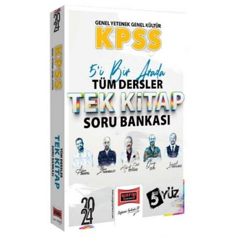 Yargı Yayınları 2024 Kpss Lisans Gk-Gy 5Yüz Ekibi Tüm Dersler Tek Kitap Soru Bankası Komisyon