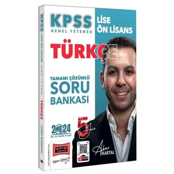 Yargı Yayınları 2024 Kpss Lise Ön Lisans 5Yüz Ekibi Türkçe Tamamı Çözümlü Soru Bankası Aker Kartal