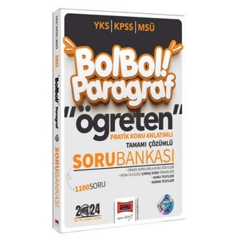 Yargı Yayınları 2024 Kpss Msü Yks Bol Bol Öğreten Paragraf Pratik Konu Anlatımlı Tamamı Çözümlü Soru Bankası Komisyon