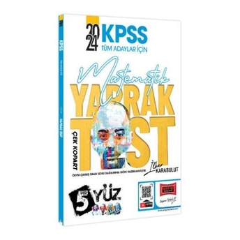 Yargı Yayınları 2024 Kpss Tüm Adaylar Için 5Yüz Matematik Çek Kopart Yaprak Test Ilker Karabulut