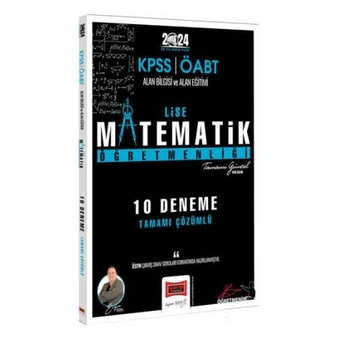 Yargı Yayınları 2024 Öabt Lise Matematik Öğretmenliği 10 Deneme Sınavı Engin Tezel