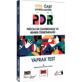 Yargı Yayınları 2024 Öabt Pdr Yaprak Test Komisyon