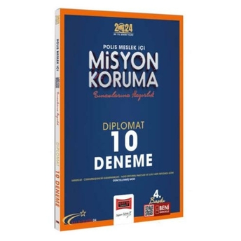 Yargı Yayınları 2024 Polis Meslek Içi Misyon Koruma Sınavlarına Hazırlık Yıldız Serisi Diplomat 10 Deneme Komisyon