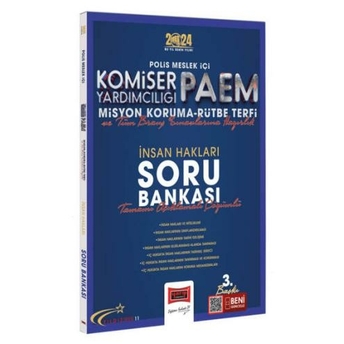 Yargı Yayınları 2024 Polis Meslek Içi Paem Komiser Yardımcılığı Misyon Koruma Rütbe Terfi Ve Tüm Branş Sınavlarına Hazırlık Yıldız Serisi Insan Hakları Soru Bankası Komisyon