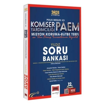 Yargı Yayınları 2024 Polis Meslek Içi Paem Komiser Yardımcılığı Misyon Koruma Rütbe Terfi Ve Tüm Branş Sınavlarına Yönelik Yıldız Soru Bankası Komisyon