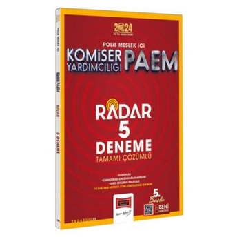 Yargı Yayınları 2024 Polis Meslek Içi Paem Komiser Yardımcılığı Radar 5 Deneme Komisyon