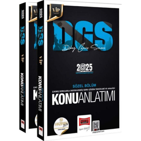 Yargı Yayınları 2025 Dgs Vip Sayısal-Sözel Yetenek Konu Anlatımı (2 Cilt) Komisyon