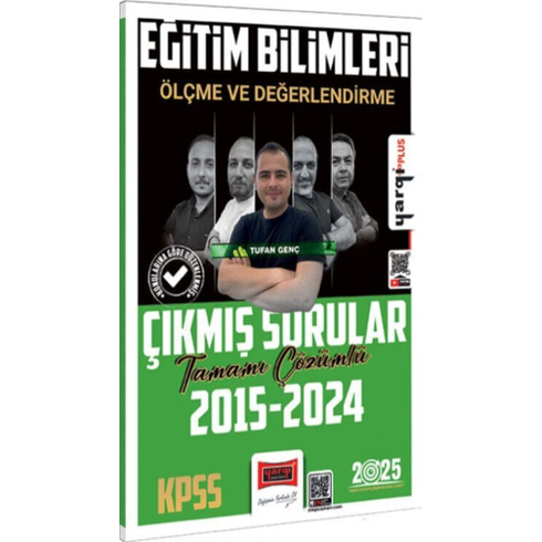 Yargı Yayınları 2025 Kpss Eğitim Bilimleri Ölçme Ve Değerlendirme Tamamı Çözümlü Çıkmış Sorular Tufan Genç