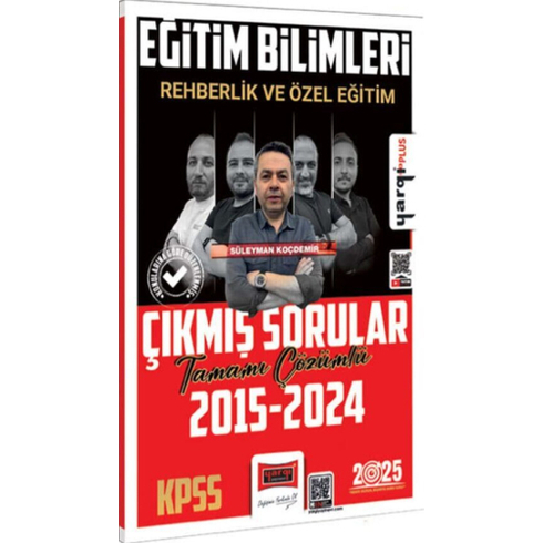 Yargı Yayınları 2025 Kpss Eğitim Bilimleri Rehberlik Ve Özel Eğitim Tamamı Çözümlü Çıkmış Sorular Süleyman Koçdemir