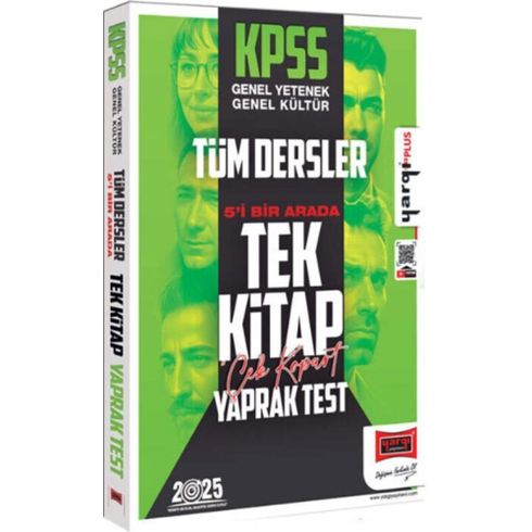 Yargı Yayınları 2025 Kpss Gk-Gy Tüm Dersler 5I Bir Arada Tek Kitap Çek Kopart Yaprak Test Komisyon