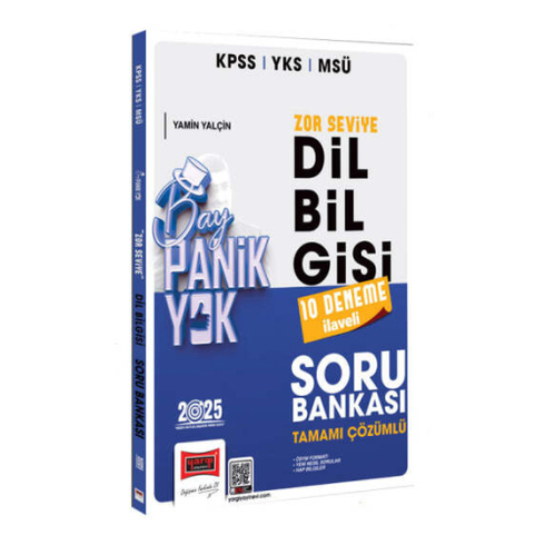 Yargı Yayınları 2025 Kpss Yks Msü Tamamı Çözümlü Panik Yok Zor Seviye Dil Bilgisi Soru Bankası Yamin Yalçın